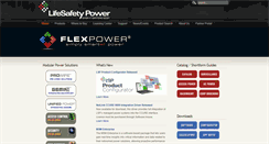 Desktop Screenshot of lifesafetypower.com