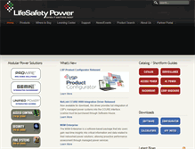 Tablet Screenshot of lifesafetypower.com